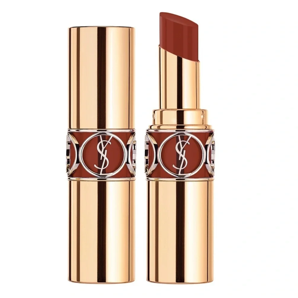 💋YSL Rouge Volupté Shine Lipstick Balm - 122 Burnt Zellige